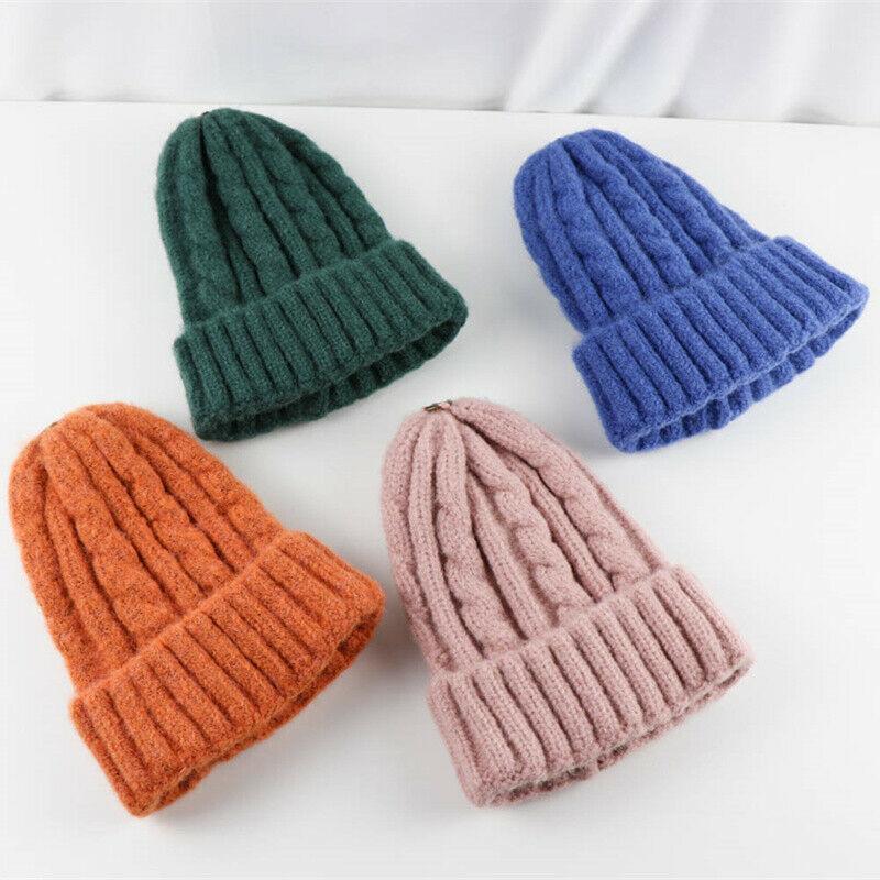 

Cute Toddler Kids Girl / Boy Baby Infant Winter Warm Crochet Knit Hat Beanie Cap Candy color1, White