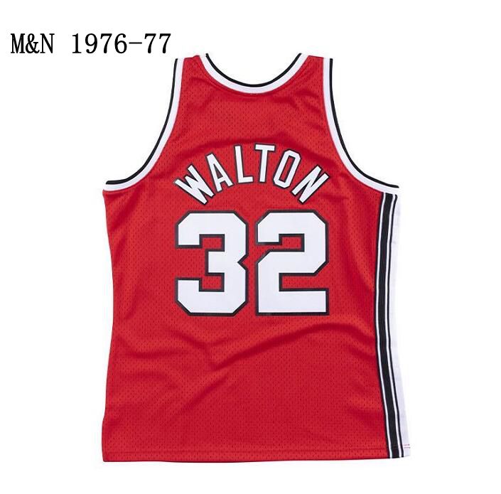 

Stitched basketball jersey Bill Walton Mitchell and Ness 1976-77 classic retro jerseys Men Women Youth S-6XL, Stitched jersey