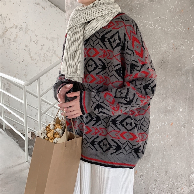 

New Autumn 2021 Best Male Shirt Around the Neck Loose Mesh Lazy Bf Couple Beige Student Clothes Free Shipping YOQH 8YQI