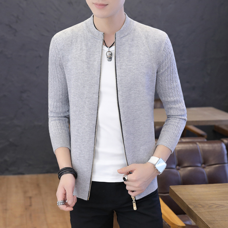 

2020 New Spring Autumn Men's Jackets Fashion Japan Style Streetwear Chenille fabric jackets Men Casual Slim jacket Mens, Black