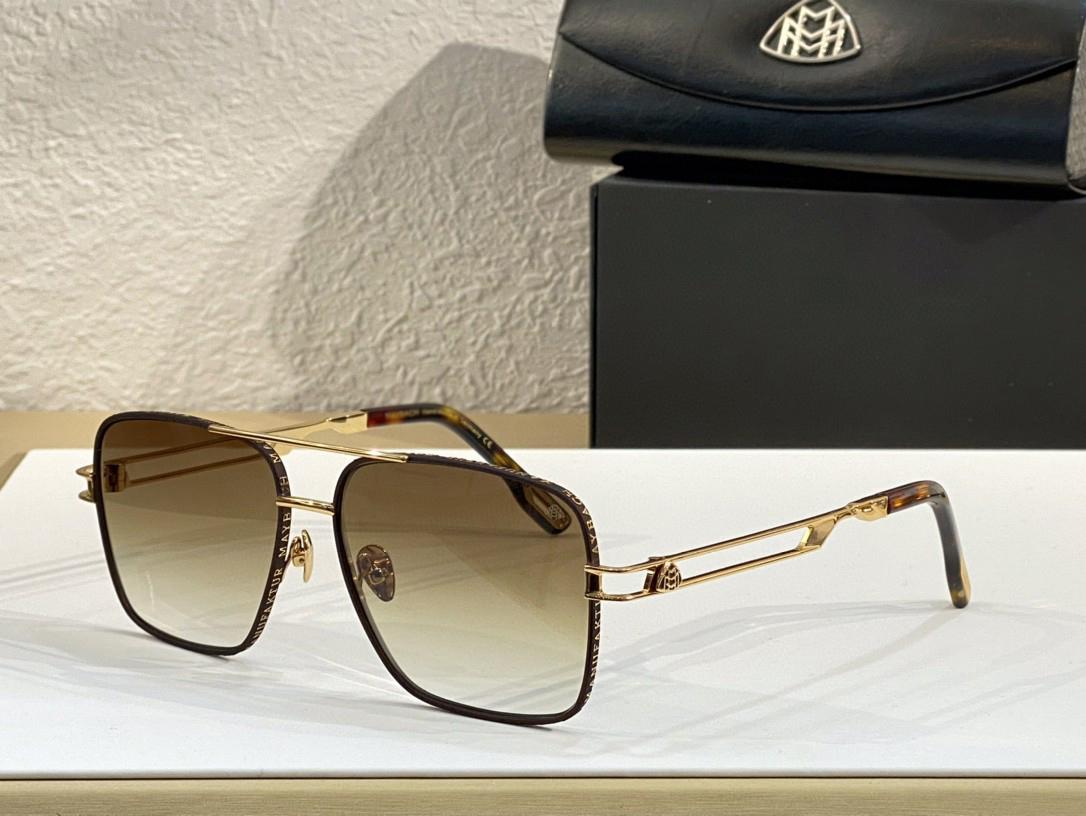 

MAYBA THE AME II Top Original high quality Designer Sunglasses for mens famous fashionable retro luxury brand eyeglass Fashion design womens sunglasses with box