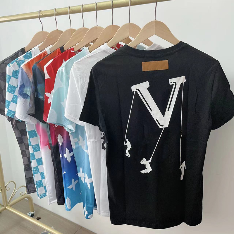 

2022 Mens T shirt Fashion Men S Clothing Black White Tees Short Sleeve Womens Casual Hip Hop Streetwear shirts Asian size M-3XL, Extra amount