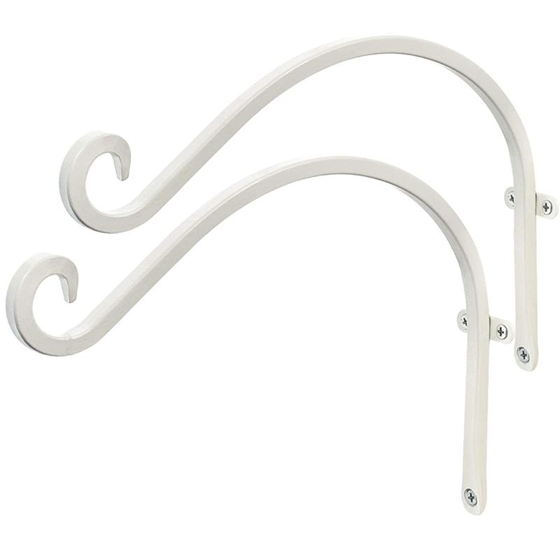 

Plant Hooks for Wall (2 Pieces-12Inches) Wall Hooks for Hanging Plants More Stable and Sturdy Cream-White Plant Hook