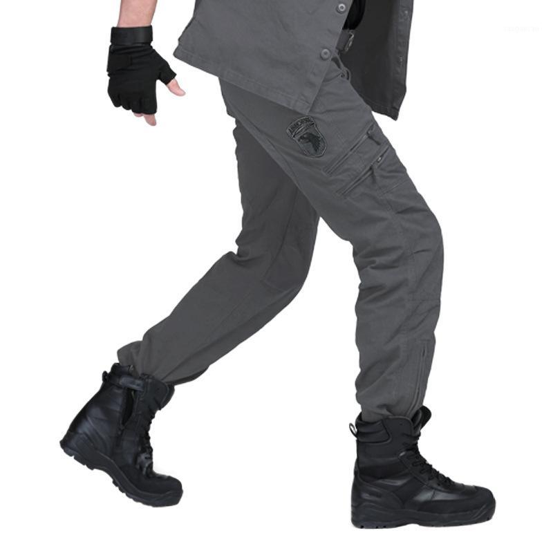 

Outdoor Hiking Pants Men Tactical Pants Army Trousers Plus Size Cotton Many Pocket Zip Style Men'S Cargo1