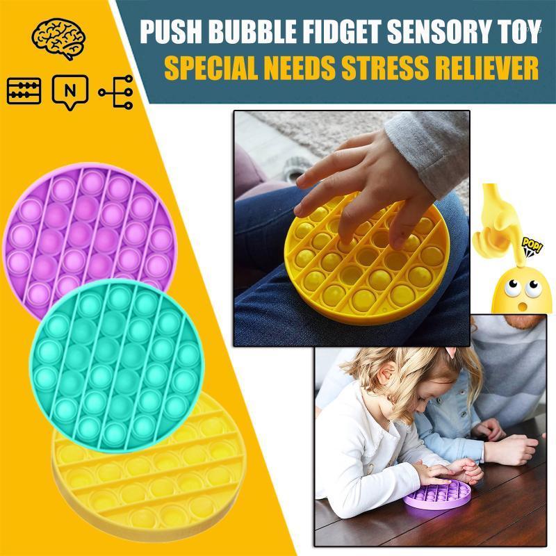 

Push Bubble Fidget Sensory Toy Autism Special Needs Stress Reliever Stress and Increase Focus Educational Toys Soft Squeeze Toy1