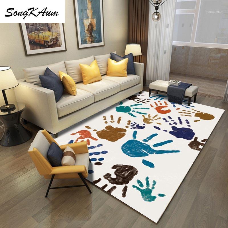 

SongKAum Creative doodle Large Carpets European simple Non-slip Tatami customizable Mats Bedroom Home Lving Room Rug1, Style 9