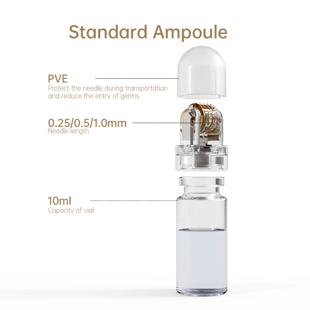 

Micro Needle Bottle Hydra Roller 64 Needles Microneedling Device for Anti-aging Skin Rejuvenation Acne Scars Wrinkle Removal DHL Express