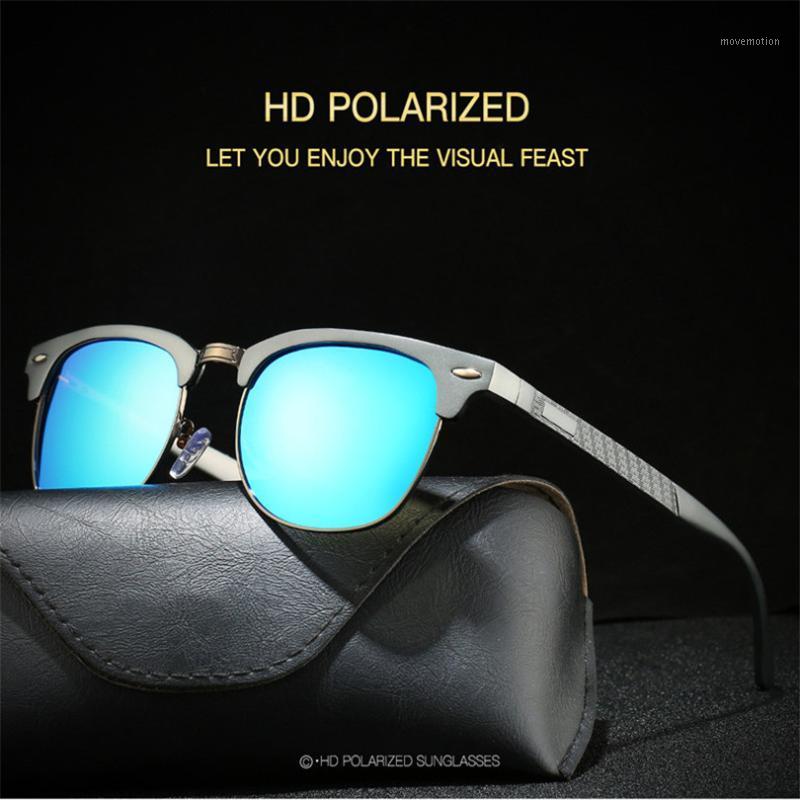 

Classic Brand Designer Men Aluminum Sunglasses HD Polarized UV400 Mirror Male Sun Glasses Women For Men M2051