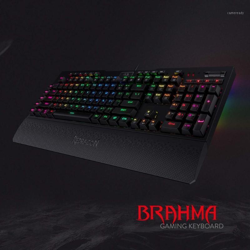 

Redragon K586 Brahma RGB mechanical game keyboard, blue switch, 10 dedicated macro keys, convenient media control and removable1