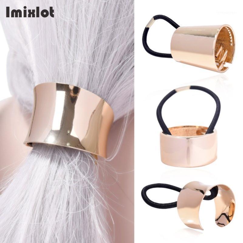 

Hair Clips & Barrettes 3PCS Fashion Women Accessories Metal Holder Buckle Elastic Bands Headband Vintage Round Ring Headwear1