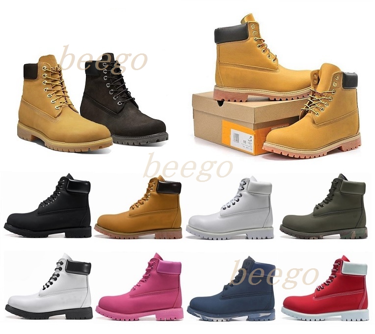 

2021 man timber boots designer mens womens shoes top quality Ankle winter boot for cowboy yellow blue black pink hiking work 36-46 11r#, Thick socks (3 pairs random color)
