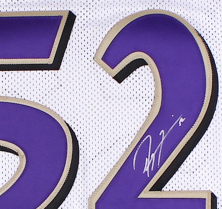 

Ray Lewis collection Signed signatured Autographed out door / in door Jersey shirts, As photo