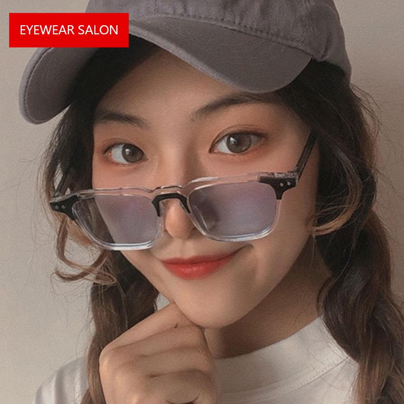 

Sunglasses 2021 Colorful Square Women Fashion PC Frame Men Anti-Glare Eyeglasses Day And Night Shades Brand Designer Sun Glasses