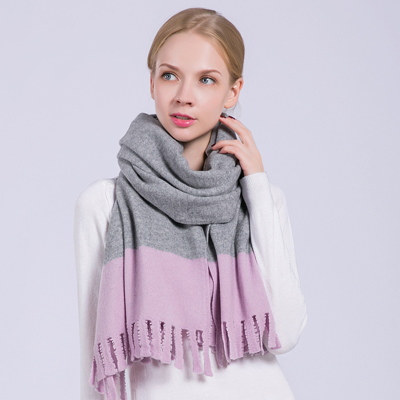 

Women 100% Winter wool Cachecol Brand 2020 Xales and Wraps for Ladies Pashmina Embroidered by the Bride's Maid Honor Scarves of Pure OQDG