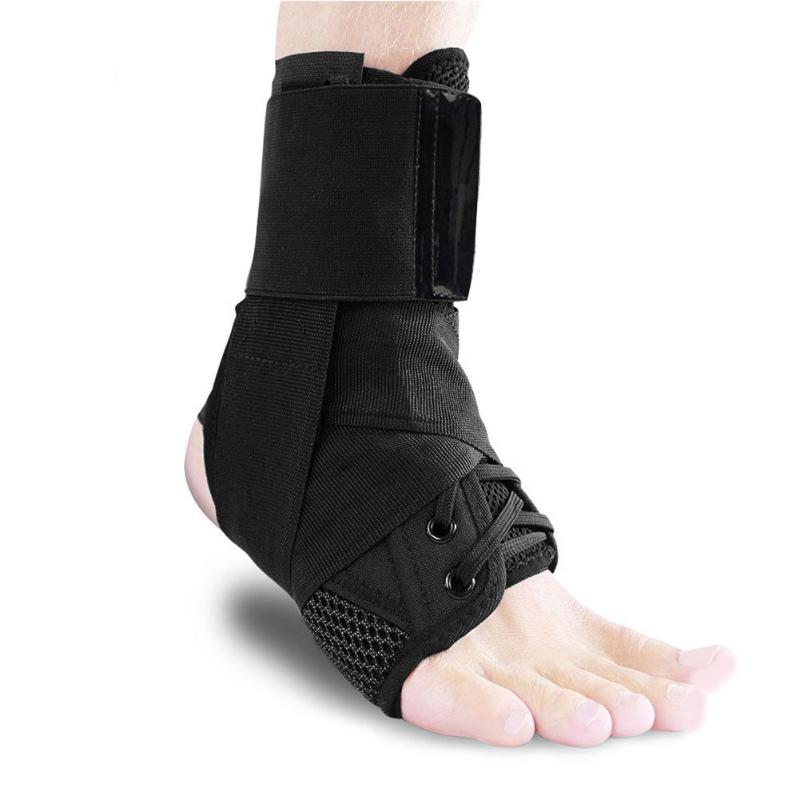 

1pc Adjustable Bandage Reduce Swelling Fastening Tape Ankle Protector Brace Pressurized Hiking Achilles Sports Tendonitis, As pic