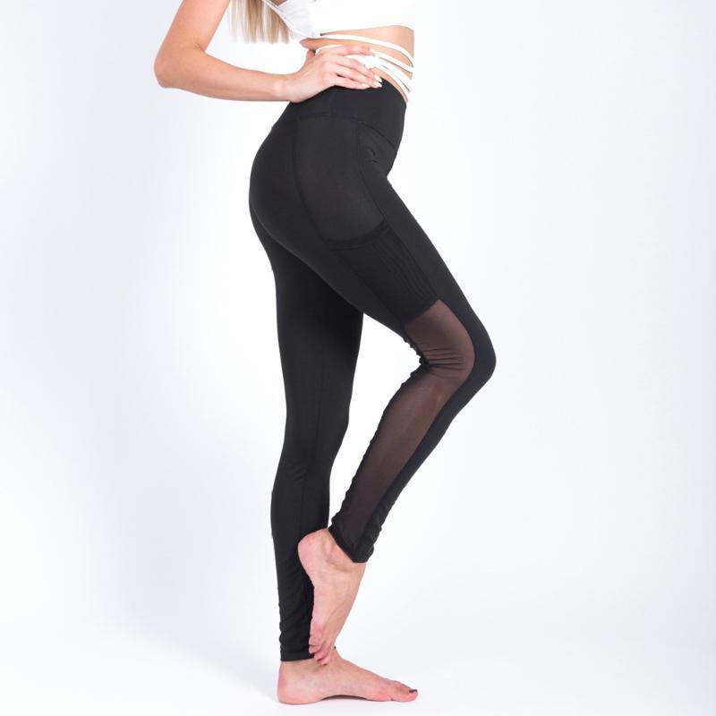 

SAGACE Women' Fitness Gym Running High Elastic Pant Solid Color Pocket Hip Yoga Pants Sweat Pants Leggings Yoga Trousers1, Multi