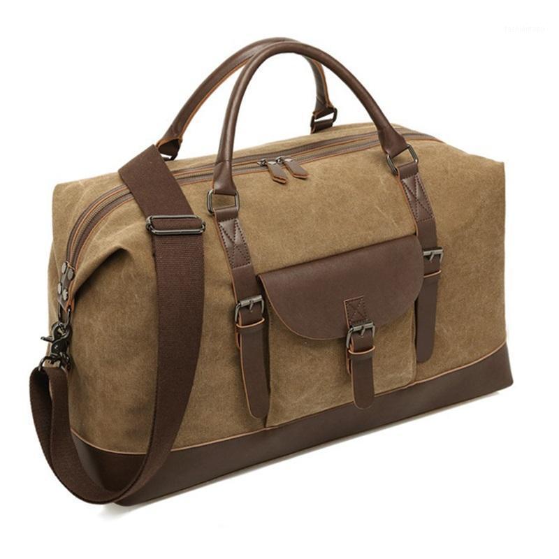 

New Travel Bag Canvas Bolsos Para Mujer Shoulder Weekender Bolso Grande Duffle Overnight Traveling Duffel Sac De Voyage Cricut1, Black