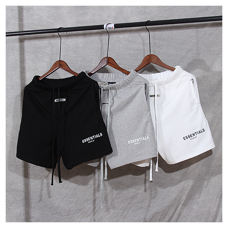 

2021 Summer New Mens Sportswear Letter Printing Highstreet Vintage Men Streetwear Beach Shorts Bhn0, Ivory