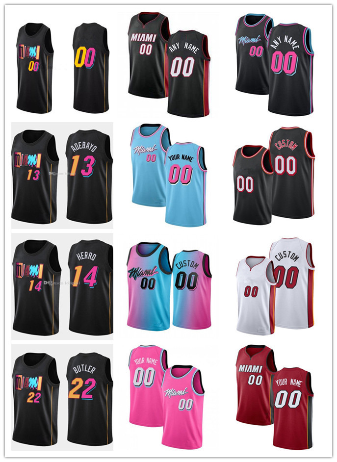 

75th Custom Mens Womens Youth Miami's Heat's 2 Gabe Vincent 77 Omer Yurtseven 16 Caleb Martin Dwyane 3 Wade Basketball Jerseys, Color