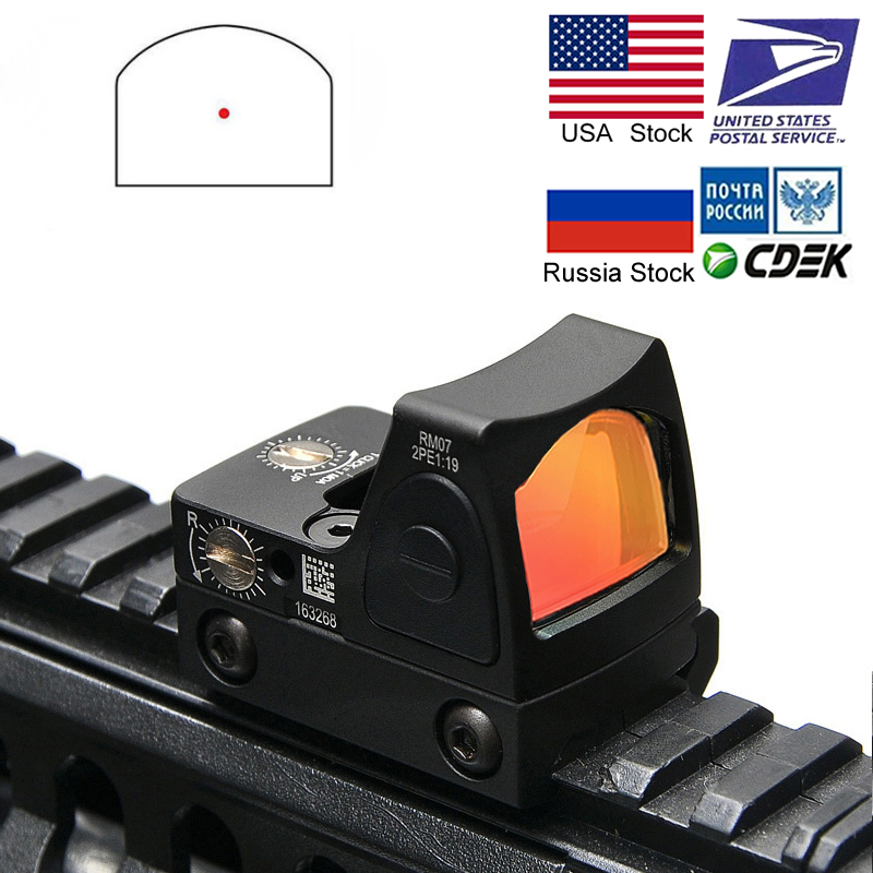 

Trijicon RMR Red Dot Collimator Reflex Sight Scope Fit 20mm Weaver Rail for Airsoft / Hunting Rifle, Green