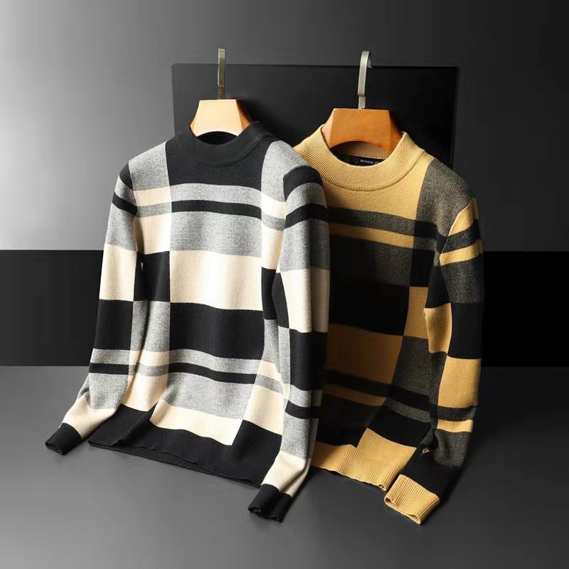 Mens sweater men's knitwear turtleneck mens cashmere jumpers sweat shirt jumper printing Hedging pull de luxe Mens Design Sweaters
