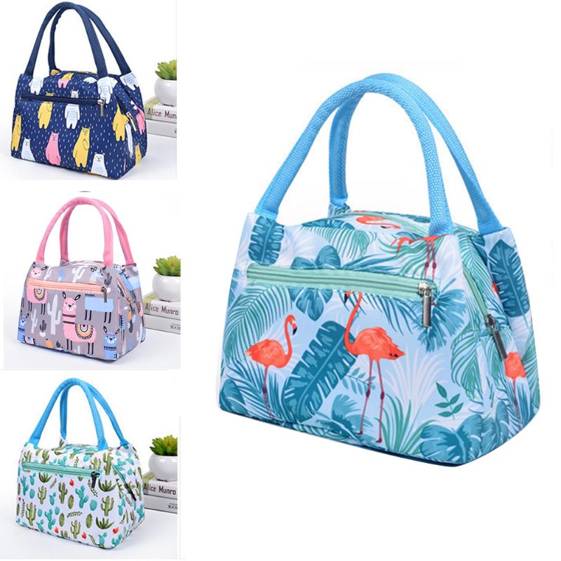 

New Portable Lunch Bag For Women Cooler Bag Kid Insulated lunch Box Aluminum Foil Thermal Bento Pouch School Picnic Box