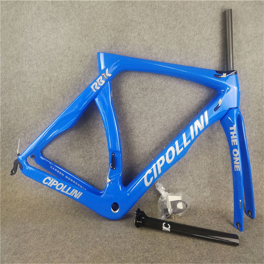 

Blue UD Glossy/ Matte Cipollini RB1K Carbon Road Bike Frame SET XXS/XS/S/M/L/XL