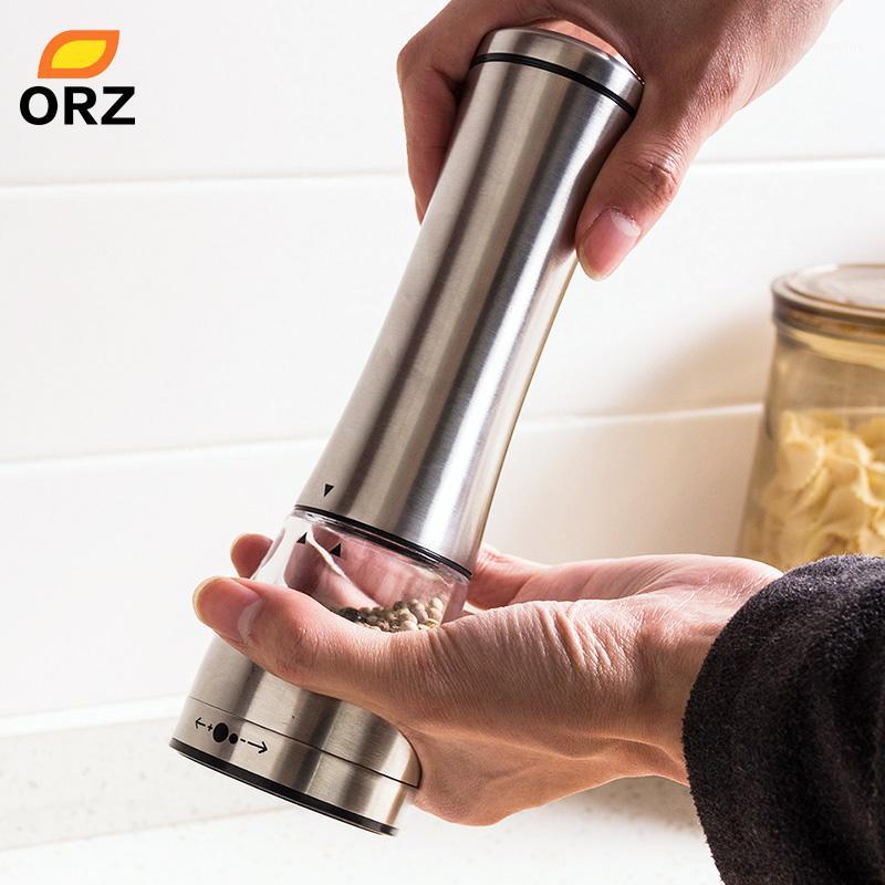 

ORZ Pepper Mill Stainless Steel Spice Grain Manual Seasoning Salt Spice Muller Kitchen Cooking Tool Helpers Pepper Grinder1