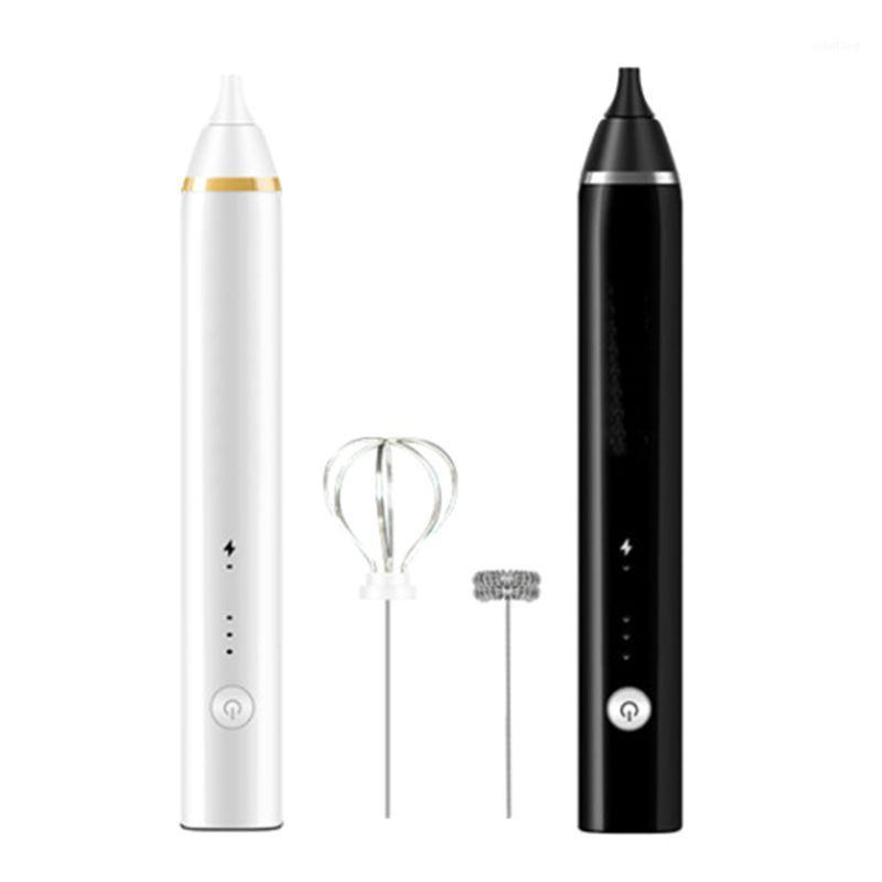 

Rechargable Double Spring Whisk Head Electric Milk Frother Mixer for Coffee1