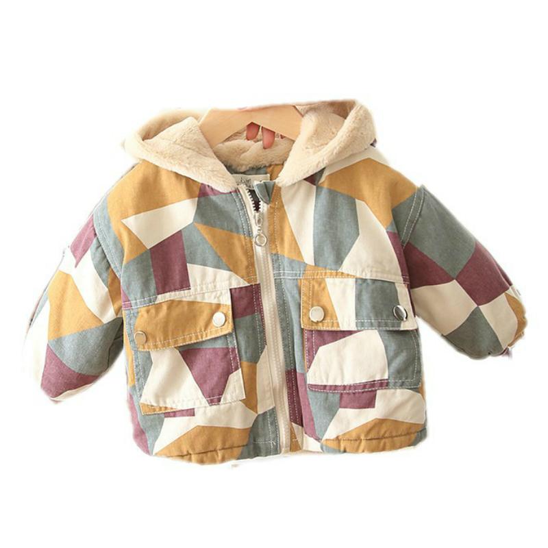 

Original Zebra Remember toddler boys winter warm overcoat baby boys thicken Plush Camouflage jacket children outwear child coats, Sh-a