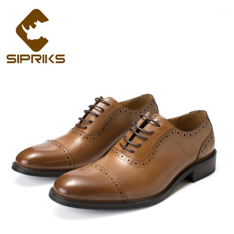 

Sipriks Male Wedding Shoes Genuine Leather Brown Dress Oxfords Black Leather Gents Suit Footwear Shoes Italian Handmade 441