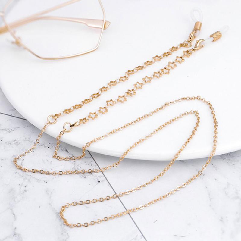 

Star Metal Glasses Chain Eyewear Sunglasses Reading Glasses Cord Holder Neck Strap Rope Women's Eyewear Accessories1