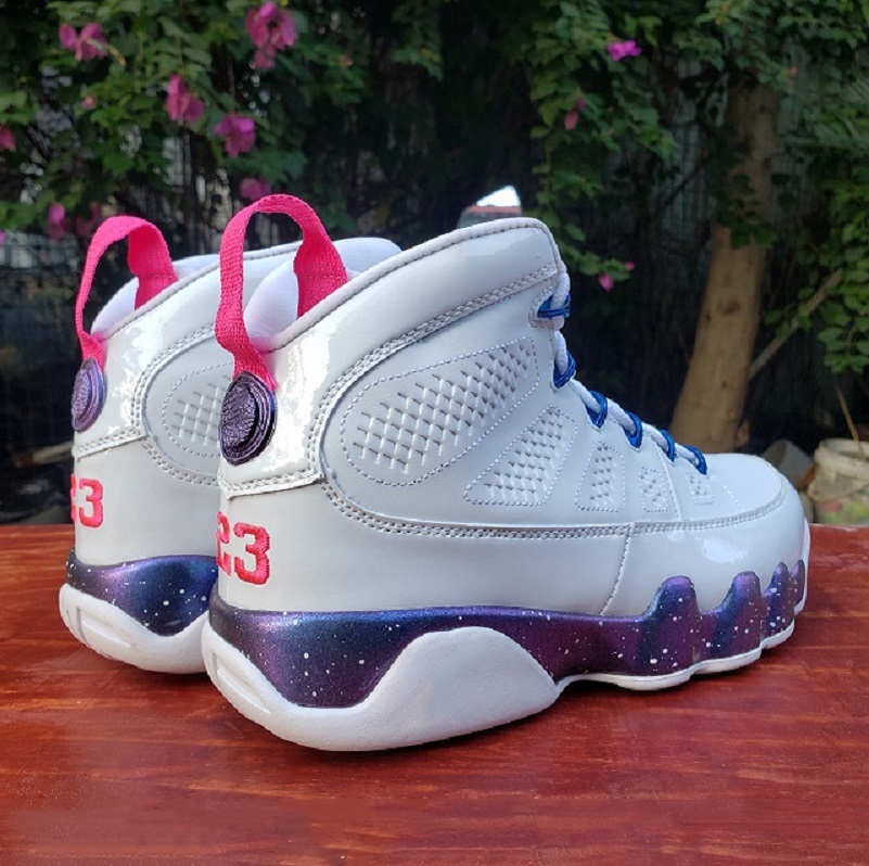 

Brand 2020 hot Classic White JBC 9 Mens basketball shoes high cute fashion Pink Multi Color 9s mens outdoor trainers sports sneakers US7-13, White;red