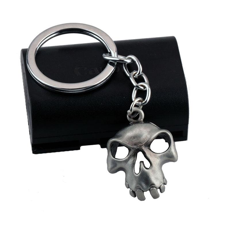 

Game Sea of Thieves Keychain Skeleton Pendant Necklace Keyring Men Women Fashion Jewelry Key Chains Gift