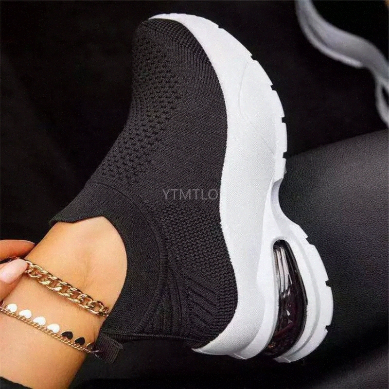 

Woman Sneakers 2021 Shoes Vulcanized Female Walking Mesh Flat Anti-Slip Breathable Light New Zapatos Plataforma Mujer #5i5i