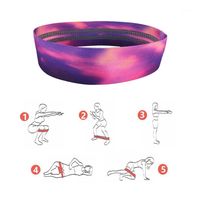

yoga fitness Resistance Band Fitness Workout Exercise For Legs Thigh Glute BuSquat Bands Non-slip Yoga Band1, Red