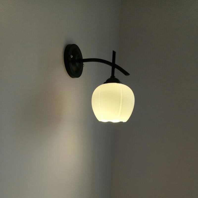

Japan style Classical Wall Lights Glass wall fixtures led sconce for Bedroom Study Balcony Bedside Lamp Bathroom Living lighting