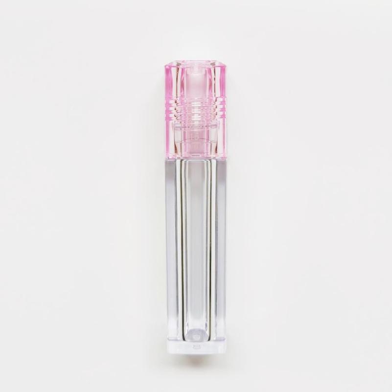 

6.5ml Transparent Lip Oil Refillable Bottle Pink Cap Clear Lip gloss Containers Cosmetic Roll on Eye cream Bottles Accessories