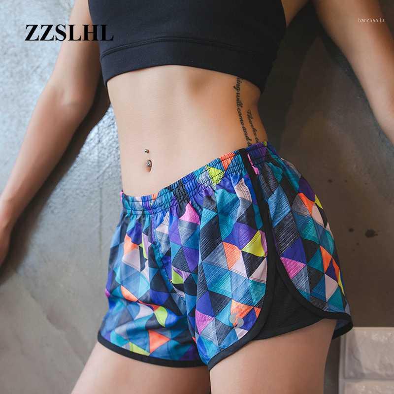 

Women Sexy Fitness Shorts Mesh Overlay Gym Yoga Sport Short Underwear Running Quick Dry Elastic Short Pants S18121, Black
