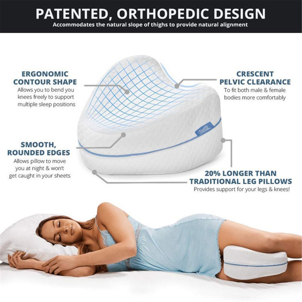 2021 Orthopedic Pillow For Sleeping Memory Foam Leg Positioner
