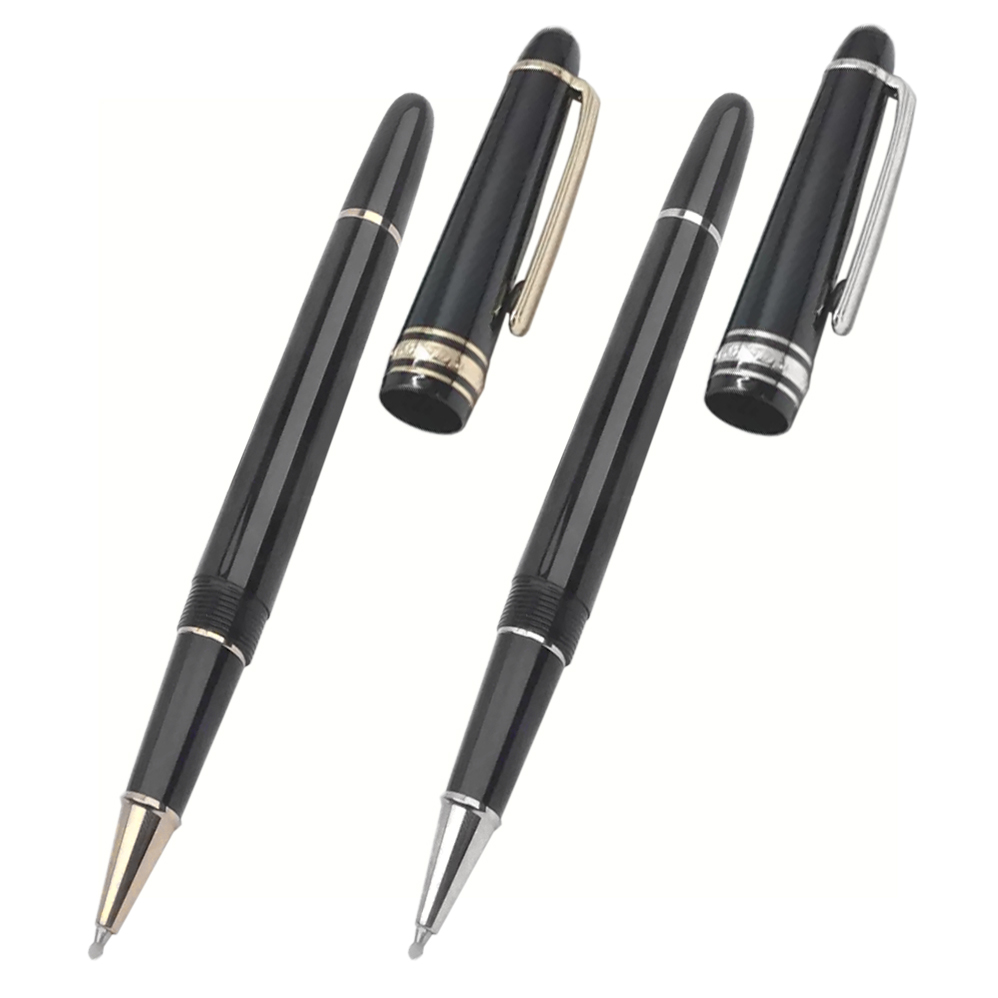 

YAMALANG Meisterstc 145 Resin Rollerball pen School Office Capping pen Stationery Luxury Writing Ball Pens For Christmas Gift Optional fountain, Black