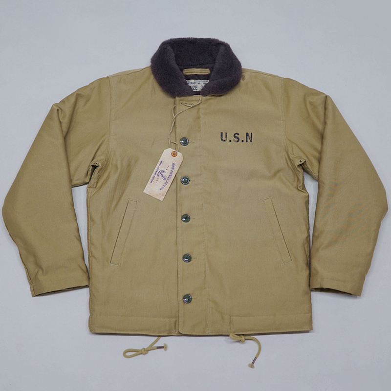 

eua navy N-1 deck basic vintage usn male military woolen jacket SDZ7