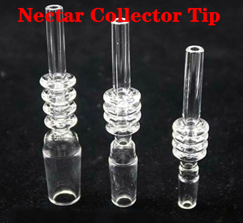 

100% Quartz Tips Dab Straw 10mm 14mm 18mm Male Quart Tips For Nectar Collector For dab oil rig bong