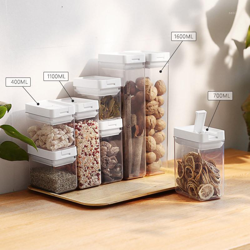 

Kitchen Storage Box Bean Grain Spice Storage Container Moisture-proof Sealed Refrigerator Organizer Dried Grains Tank1