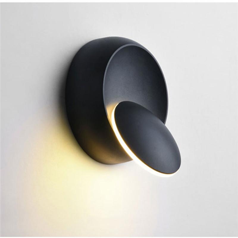 

LED Wall Lamp 5W 360 Degrees Adjustable Rotation Night Light Bedside Lamp Creative Modern Corridor Aisle
