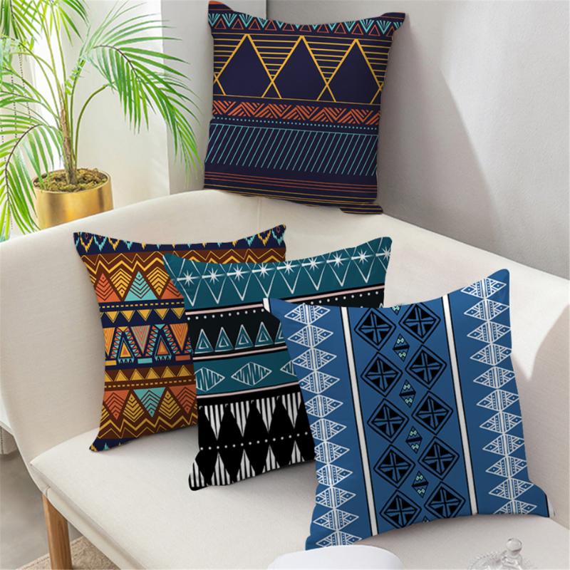 

Fuwatacchi Striped Cushion Cover Geometric Lines Printed Pillowcase for Home Living Room Decor Classic Sofa Pillow Cover 45x45cm, Pcgm003004tps