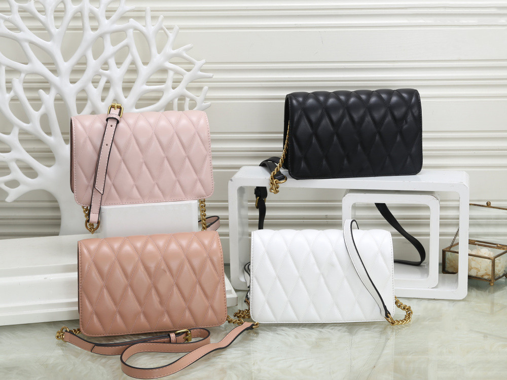 

Popular women's bag rhombus chain messenger magnetic buckle one-shoulder small square bag, Box