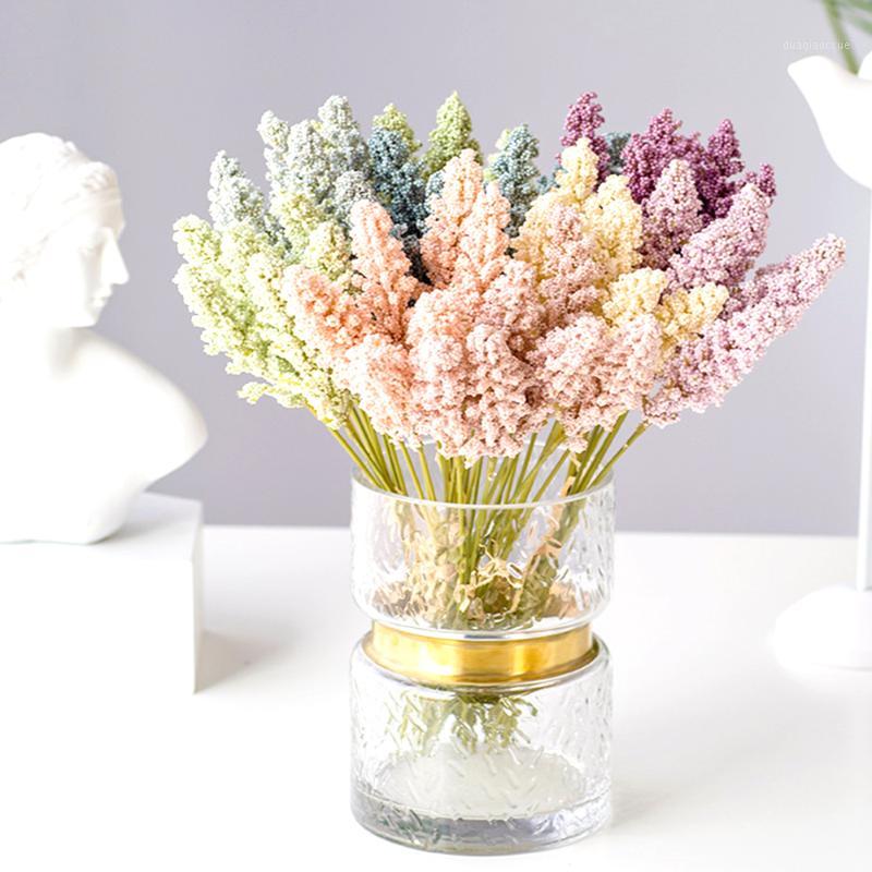 

Grain Ear Flower Small Fresh With Grass Artificial Flowers Garden Home Decoration Wedding Photography Fake Flower1, Green