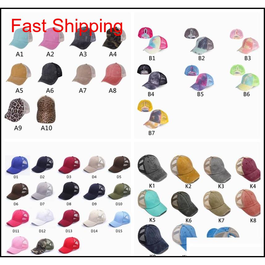

Ponytail Baseball Caps Gliter Messy Bun Hats Washed Cotton Tie Dye Snapbacks Leopard Sun Visor Outdoor Hat Party Hats Zza2050 Mtyhg, As show