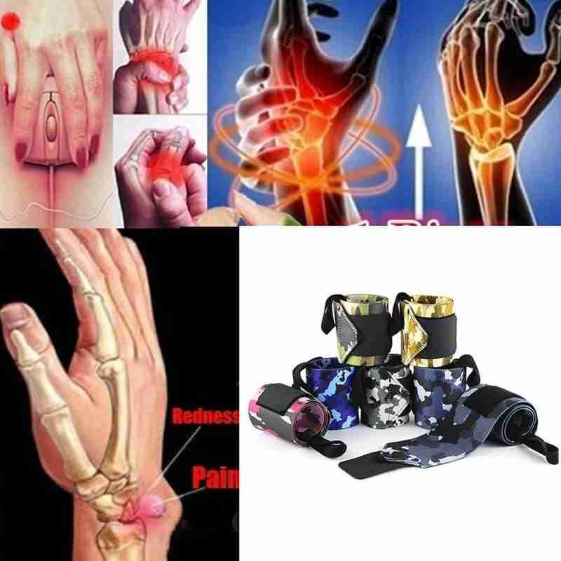 

2 PCS Nylon Compression Camouflage Wrist Band Wrap Wrist Support Gym Weight Lifting Brace Basketball Power Guard